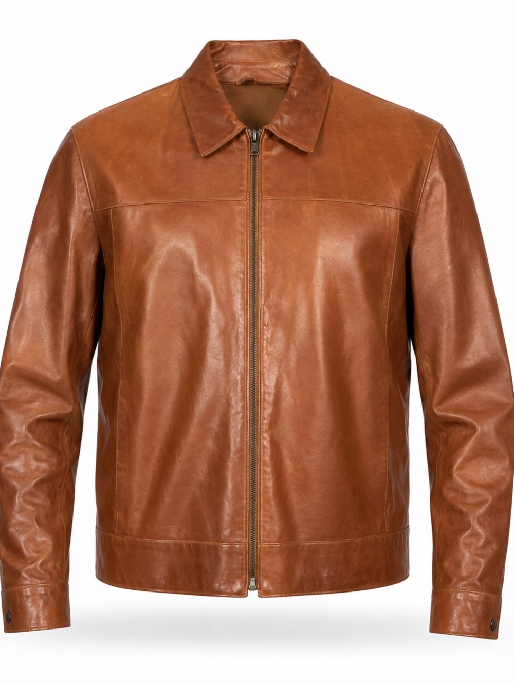 Vintage Domenico Croci 100% Italian Leather Jacket – XXL